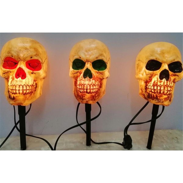 Celebrations Incandescent Halloween Skull Pathway Decor 9070873